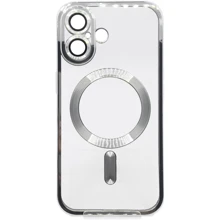 Чехол для iPhone BeCover Chrome Case with MagSafe Silver for iPhone 16 (712073): Цвет серебристый