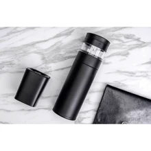 Термос Xiaomi Pinztea Tea Separation Thermos Black заварювальний 360 ml: Тип Заварювальний термос
