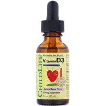 ChildLife, Vitamin D3, Natural Berry Flavor, 1 fl oz (30 ml) (CDL10900): Тип Витамин D