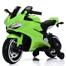 Детский электромотоцикл Bambi Racer Ducati зеленый (M 4104ELS-5): Вид мотоцикл
