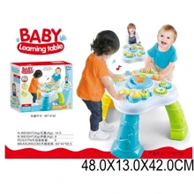 Игровой центр-столик 8777 (1756934) батар, музыка, логика, моторика, 48x13x42см: Производитель Noname