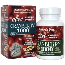 Natures Plus Ultra Cranberry 1000 90 tabs Ультра клюква: Форма выпуска Таблетки
