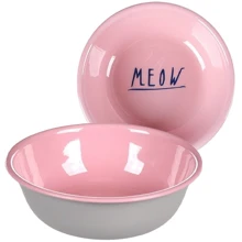 Эмалированная миска Flamingo Nell Oval для котов (59145): Тип Миски