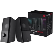 Акустична система 2E PCS202 2.0 USB Black: Формат акустики 2.0