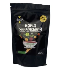 Борщ украинский ISAGA 67 г 12 порций 3 л (820259550011): Технология Сушка