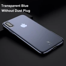 Чехол для iPhone Baseus Simple Blue (ARAPIPH8-B03) for iPhone X/iPhone Xs: Цвет синий