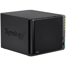 Сетевой накопитель (NAS) Synology DS412+: Слоты для дисков 4 x 3,5" SATA II/III или 4 x 2,5" SATA/SSD (max 4 x 3 ТB)