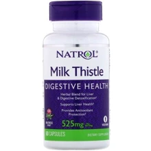 Natrol Milk Thistle 525 mg 60 Caps Расторопша: Форма выпуска Капсулы