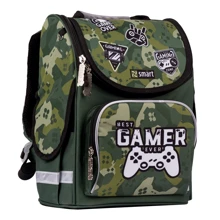 Рюкзак шкільний каркасний Smart PG-11 Best Gamer зелений (557016): Вікова група от 6 до 10 лет