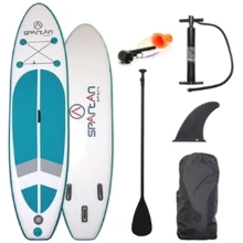 Надувная SUP доска с веслом и аксессуарами Spartan SUP 10’ White-Turquoise Blue (SUP100104): undefined undefined