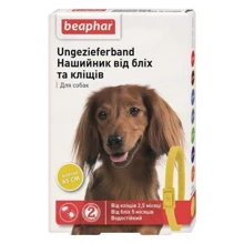 Ошейник от блох и клещей Beaphar для собак 65 см желтый (13254): Тип Ошейники