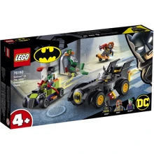 Конструктор LEGO Super Heroes DC Comics Бетмен против Джокера: гонка на Бетмобиле (76180): Количество деталей, шт. 136