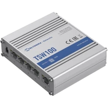 Сетевой коммутатор Teltonika TSW100: Порты только Gigabit Ethernet (10/100/1000)