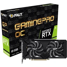 Видеокарта Palit GeForce RTX 2060 SUPER Gaming Pro OC 8GB (NE6206SS19P2-1062A): Объем памяти, Гб 8