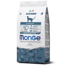 Сухой корм для кошек Monge Cat Monoprotein Sterilised с форелью 1.5 кг (70005494): Тип Сухой корм
