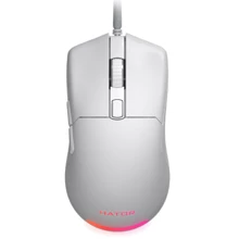 Мышь HATOR Pulsar Essential White (HTM-314): Интерфейс подключения USB