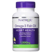 Natrol Omega-3 Fish Oil, Natural Lemon Flavor, 1.000 mg, 90 Softgels: Тип Омега 3