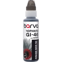 Чернила Barva Canon GI-46 100 мл, pigm. black, флакон OneKey 1K (CGI46-903-1K): Цвет Black