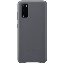 Чехол для телефонов Samsung Leather Cover Grey (EF-VG980LJEGRU) for Samsung G980 Galaxy S20: Совместимость Samsung G980 Galaxy S20