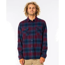 Рубашка Rip Curl Count L/S Shirt CSHDV9-4370 50 бордовая с длинным рукавом: Длина рукава Длинный