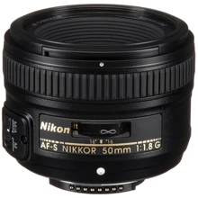 Объектив для фотоаппарата Nikon AF-S Nikkor 50mm f/1,8G (JAA015DA): Тип объектива Портретный