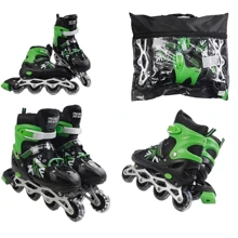 Раздвижные ролики Best Roller колеса PVC 40078-L (39-43) Зеленые: Цвет зеленый