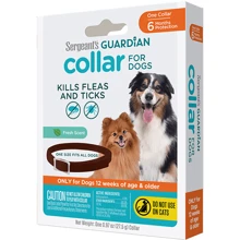 Ошейник Sergeant’s Guardian Flea&Tick Dog Collar для собак от блох и клещей 60 см см Коричневый (58429): Тип Ошейники