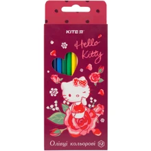 Карандаши цветные Kite Hello Kitty HK19-051, 12 цветов: Тип Цветные