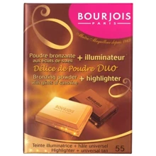 Bourjois Delice de Poudre DUO Пудра для обличчя блискуча з ефектом засмаги 16.5 g: Вид Пудра для лица