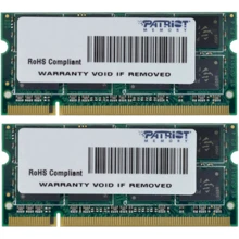 PATRIOT 2 GB (2x1GB) SO-DIMM DDR2 667 MHz (PSD22G667SK): Тип DDR2