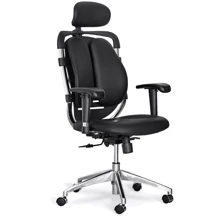 Офисное кресло Mealux Mentor Duo Black (Y-550 KB Duo): Тип для персонала