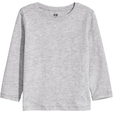 Лонгслів H & M 5035698 134-140 см сірий: Тип Лонгсліви