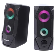 Акустическая система Maxxter CSP-U002RGB Black: Формат акустики 2.0