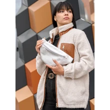 Сумка жіноча Sambag Hoso MSH silver dark срібляста (82111034sale): Стать Женский