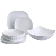 Столовый сервиз Сервиз Luminarc Lotusia White H1792 (x19пр): Количество персон 6