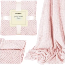 Плед Springos Extra Soft 200x220 см розовый (HA7101): Производитель Springos