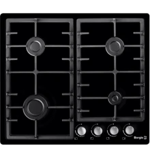 Варочная поверхность газовая Borgio 6940-15 (Black Enamelled): Размеры для встраивания (ШxГ) 56x49 см