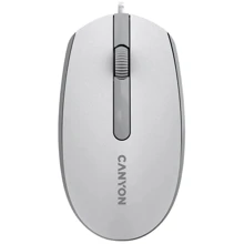 Мышь Canyon M-10 USB White Grey (CNE-CMS10WG): Интерфейс подключения USB