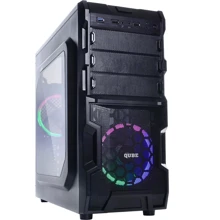 Корпус QUBE QB932A RGB Black (QB932A_W3NU3): Форм-фактор материнської плати ATX / Micro-ATX / Mini-ITX