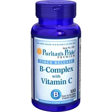 Puritan's Pride Vitamin B Complex + Vitamin C Timed Release 100 caps: Форма випуску капсули