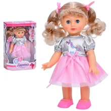 Интерактивная кукла Даринка Limo Toy музыкальная, ходит, реагирует на звук 33 см (M 5809 I UA): Возраст от 3 лет