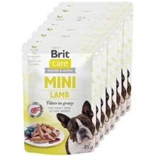 Вологий корм Brit Care Mini pouch для собак філе в соусі ягня 85 г х 8 шт. (2700000035382): Тип Влажный корм