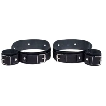 Фіксатор для зап'ястей та стегон Fixation Me Thigh, Smooth Black: Виробник sLash