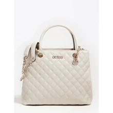Жіноча сумка тоут Guess Illy Society Satchel світло-сіра (HWVG7970060-GRY): Стать жіночий