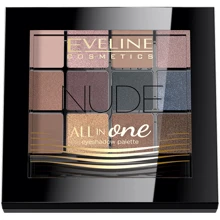 Eveline Cosmetics All In One № 1 Nude Тени для век 12 g: Вид Палетки теней