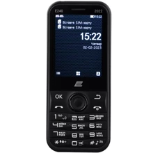 Мобильный телефон 2E E240 2022 Black: Дисплей 2.4", TN, 240х320 (QVGA), 262000 цветов