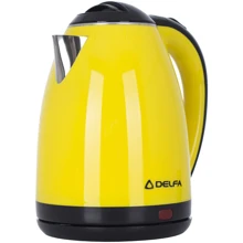 Электрочайник Delfa DK 3530 X желтый: Мощность, Вт 1500
