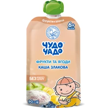 Каша злаковая Чудо-Чадо фрукты и ягоды 90г (4820016254275): Тип Каши безмолочные
