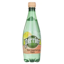 Вода слабоминерализованная Perrier Grapefruit газированная 0.5 л (7613036668071): Объем, л 0.5