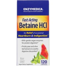 Enzymedica Betaine HCL, 120 Capsules (ENZ-10081): Тип Бетаина гидрохлорид